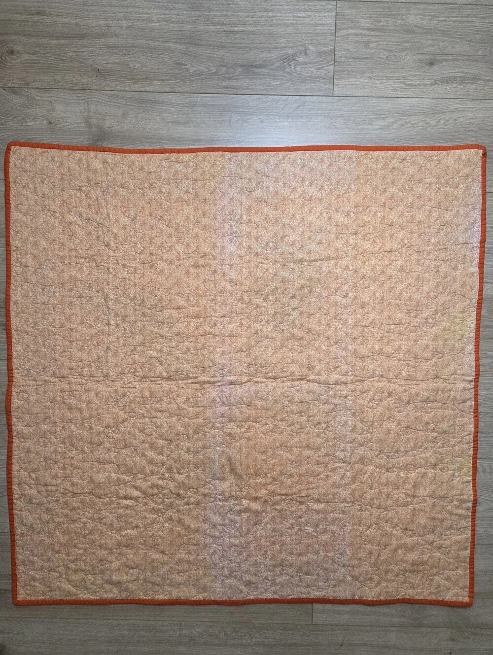 Handmade Western Cowboy Baby Quilt Blanket Pinwheel Crib 40x40 Patchwork Broncos
